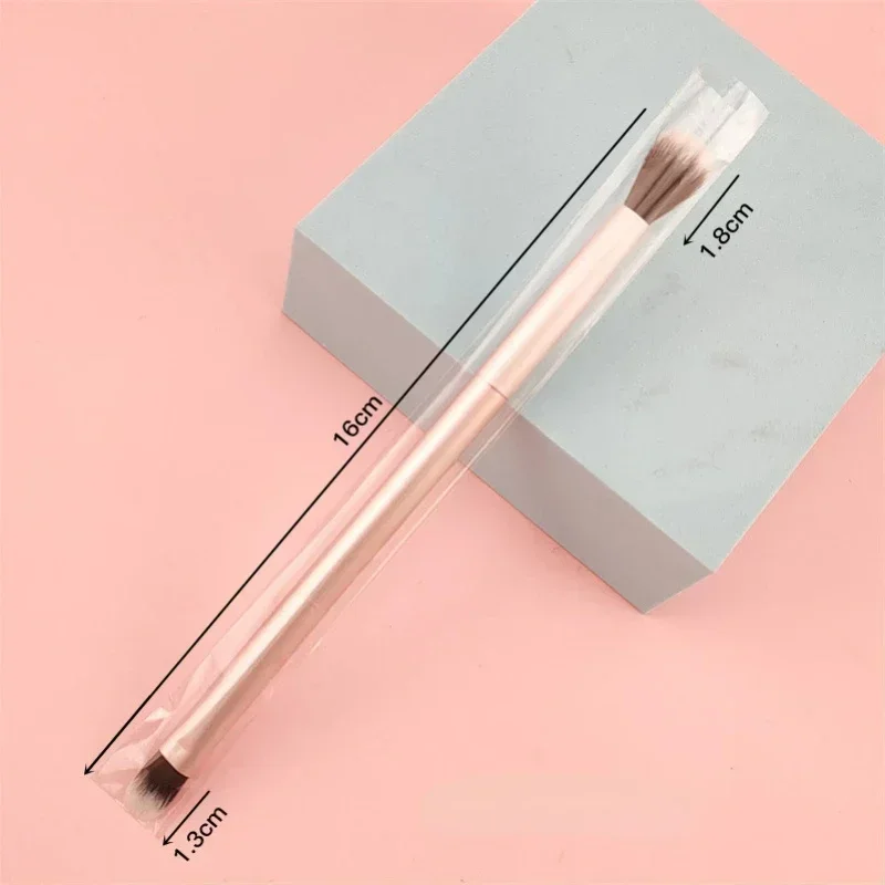 Makeup Brush 1/2/3 Pcs Double Head Professional Aluminum Tube Eye Shadow Nose Shadow Highlight