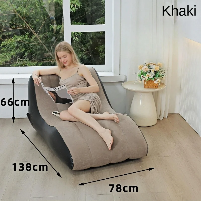 New Inflatable Sofa Portable Outdoor Air Lounge Chair, Simple and Stylish, Suitable for Outdoor Cinemas, Terraces, Homes, Lawns