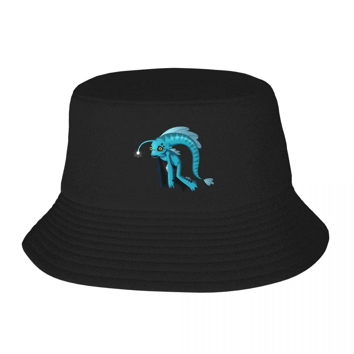 

New Anglerfish head Bucket Hat Golf Hat summer hats Women's Golf Wear Men's