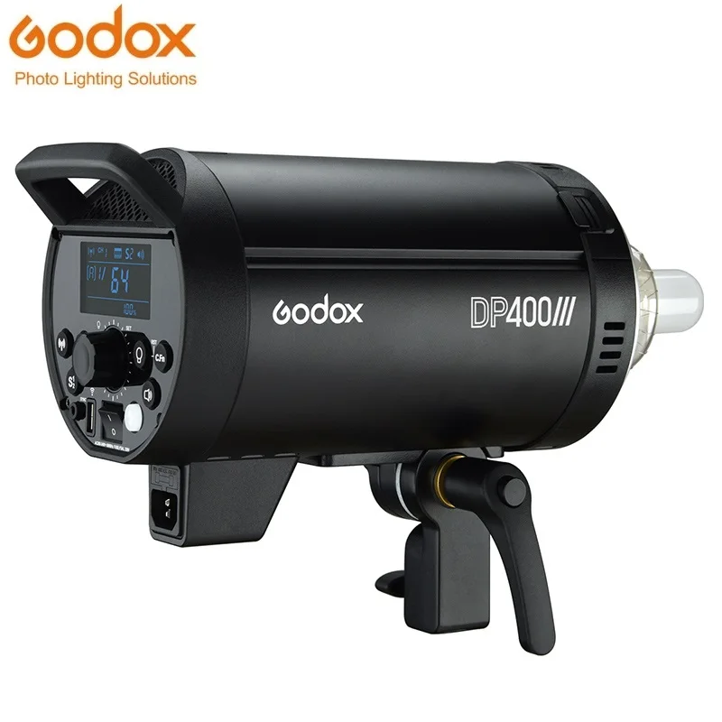 

Godox DP400III профессиональная студийная стробоскопическая вспышка светильник 400W лампа GN65 2,4G HSS 1 / 8000s Встроенная система X для фотографии