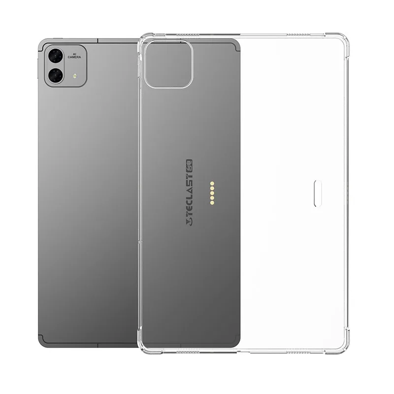 Enhanced Transparent Silicone Tablet Case - Thickened Airbag Protection, 14-Inch TPU Cover