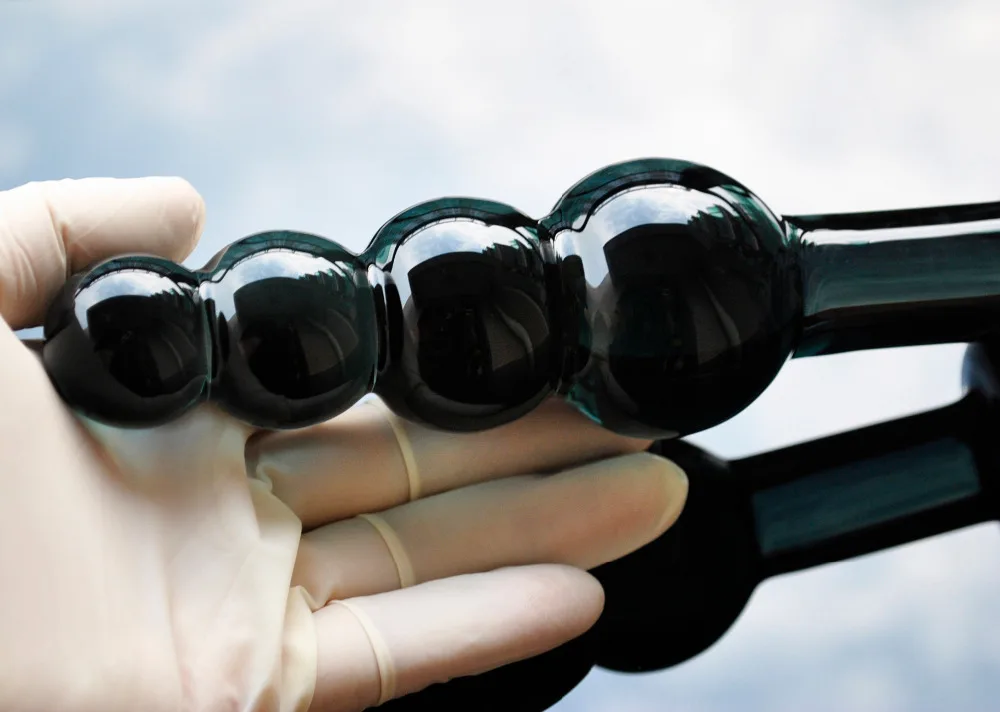 Grandi perline anali in vetro Pyrex, palline grandi, dildo di cristallo, butt plug, cazzo artificiale, masturbarsi_voghion.com