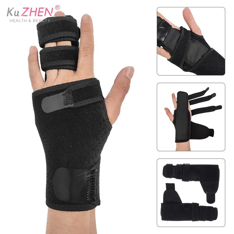 

Breathable Mallet Finger Splint 2/3 Finger Brace Aluminum Finger Support Stabilizer for Broken Fingers Arthritis Tendonitis