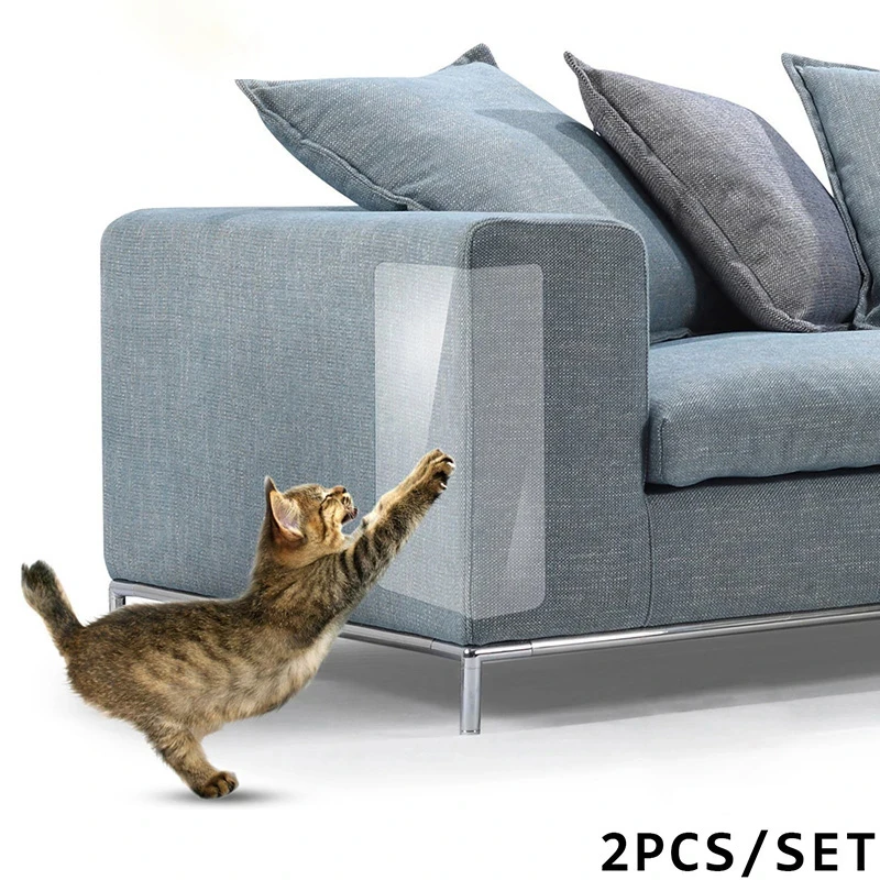 2pcs/set Pet Cat Scratch Guard Large Mat Cats Scratching Guard Post