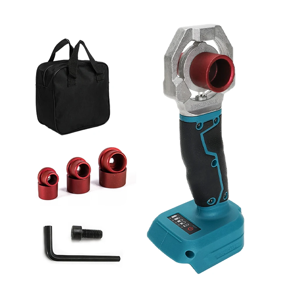 

18V Electric Hot Melt Machine Rechargeable Cordless PE/PPR Water Pipe Plastic Soldering Melter Welding With Replacement Heads