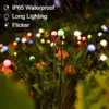 Solar Garden Lights Solar Firefly Lamp LED Swaying Solar Firefly Lights Solar Waterproof Garden Decorative Lights Festival Lamp 3