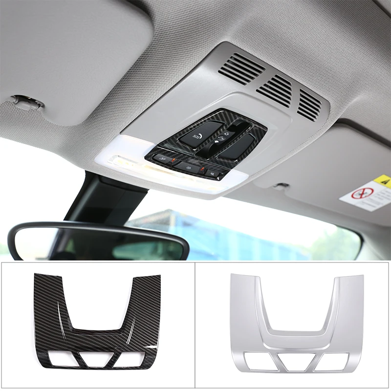 

ABS Carbon Fiber for BMW 1/2/3 Series F20 F45 F30 F34 X5 F15 X6 F16 Car Front Reading Lamp Frame Decoration Cover Sticker Trim