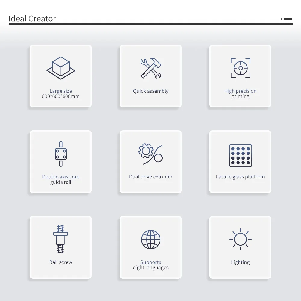 Wytłaczarka z napędem bezpośrednim VEHO-600 TRONXY 600*600*600mm duża rozmiar wydruku drukarka 3D automatyczny czujnik poziomu drukarka o wysokiej precyzji 8 S3d307f5be82d4edd8050486150c296a7Y Wytłaczarka z napędem bezpośrednim VEHO-600 TRONXY 600*600*600mm duża rozmiar wydruku drukarka 3D automatyczny czujnik poziomu drukarka o wysokiej precyzji