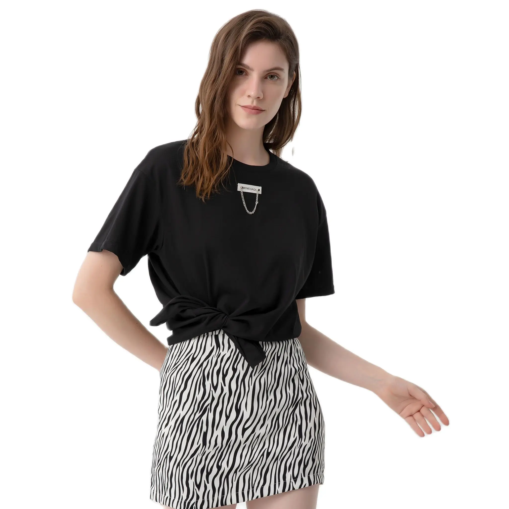 

Meme Gaga Y2k Tops Soild T Shirt For Women Dress