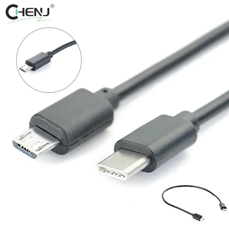 USB-C to Micro USB Fast Charge Data Cable - 1 Piece, Multiple Length Options