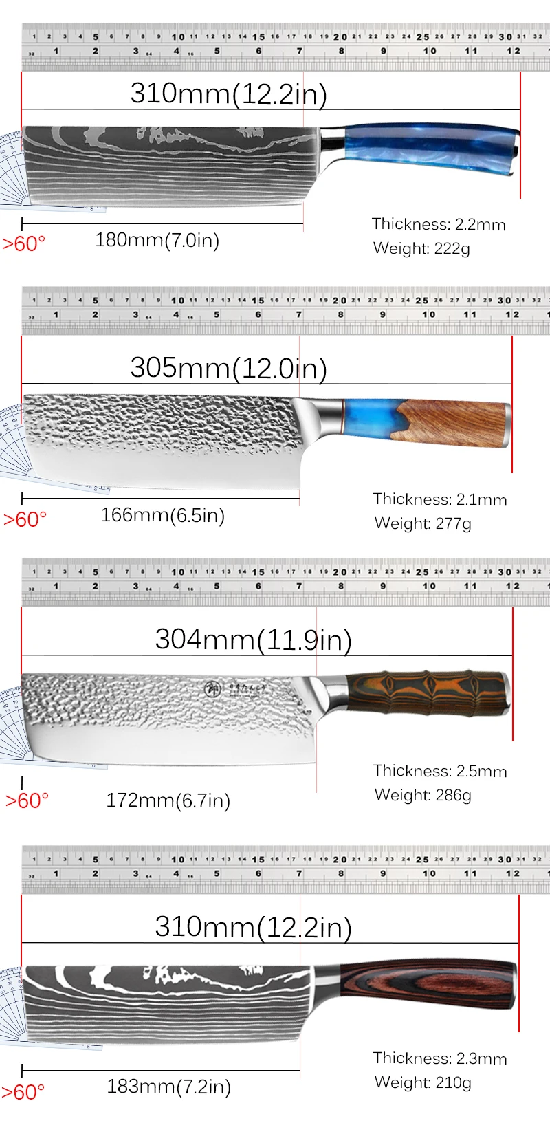 Kitchen Chef Knife Meat Cleaver Slicing Fish Vegetable Cutting Stainless Steel Japanese Boning Knives Forged Deboning BBQ Tool kitchen knife meat cleaver