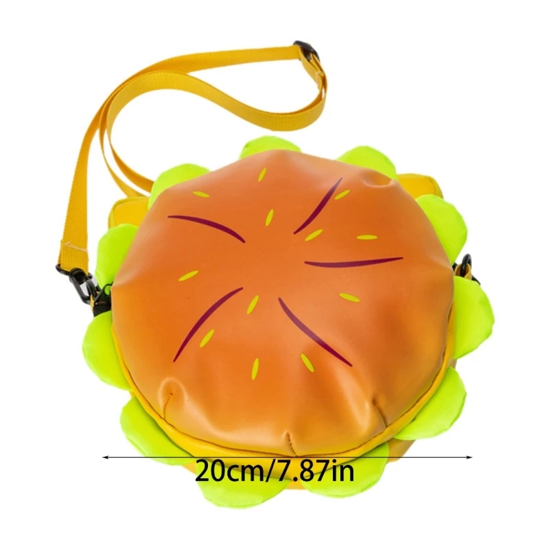 Women Shoulder Bag Oxford Cloth Bag Hamburger Crossbody Bag for Daily