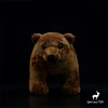 Brown Bear High Fidelity Anime Cute Plushie Grizzly Bear Plush Toys Lifelike Animals Simulation Stuffed Doll Kawai Toy Gifts Kid 3