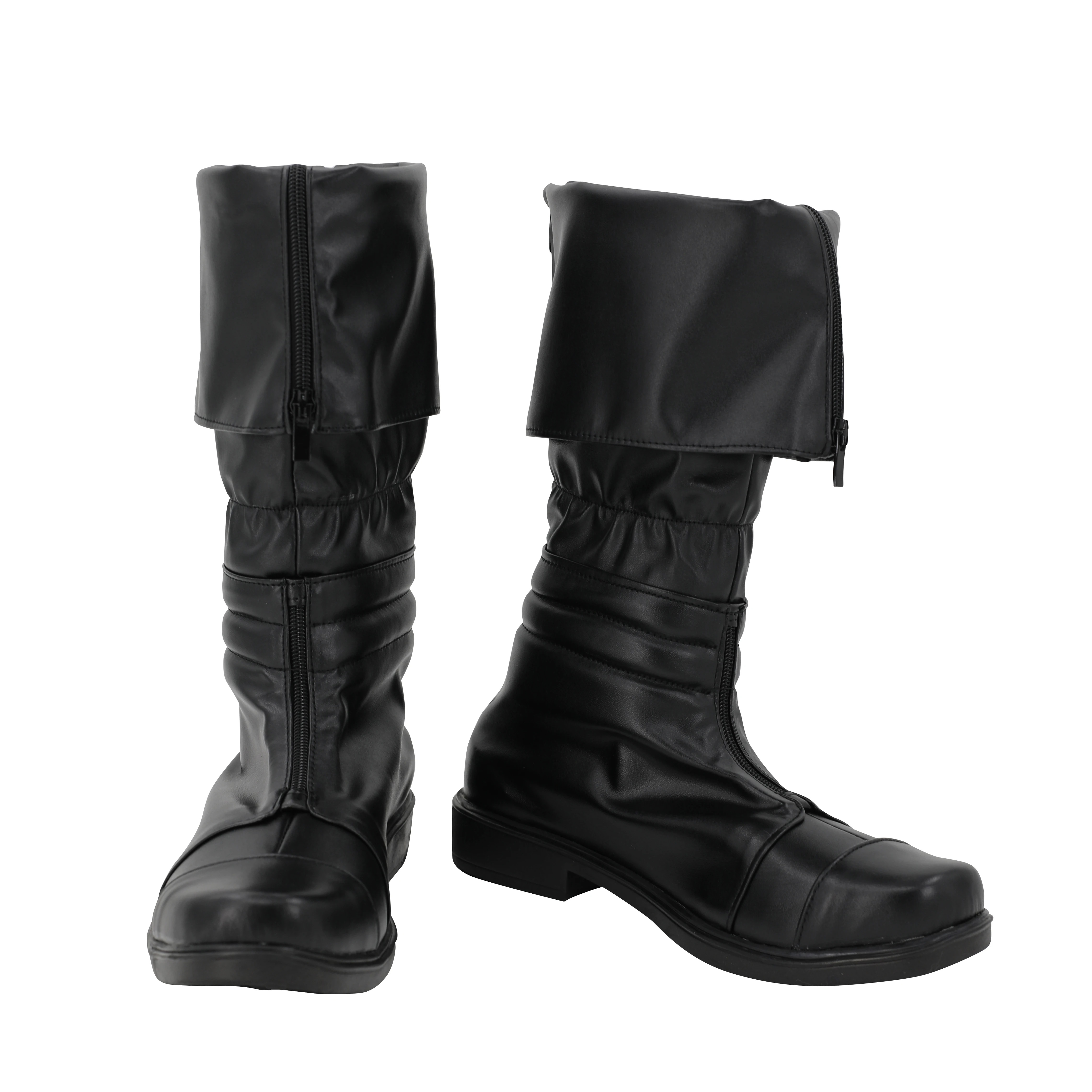 

Final Fantasy VII Cloud Strife Cosplay Boots Double Zipper Shoes Custom Made for Men