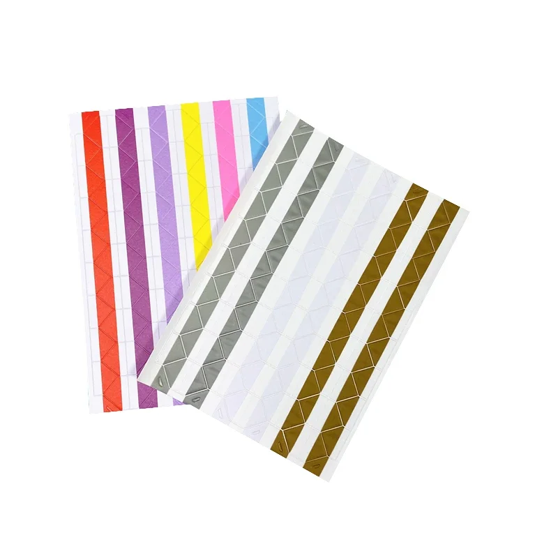 Vibrant PVC Photo Corner Stickers for DIY Projects and School Supplies