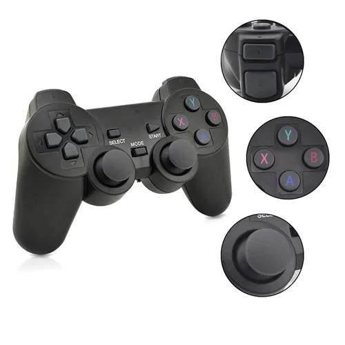 2 PCS 2.4Ghz 무선 게임 패드 지연 없음 게임 컨트롤러 USB 조이스틱 PC 안드로이드 TV 박스 게임 박스, 클래식 외관 디자인 4