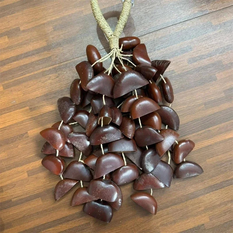휴대용 쉘 래틀 벨 씨앗 꼬투리 바람 종소리 타악기 명상과 요가를 위한 차분한..