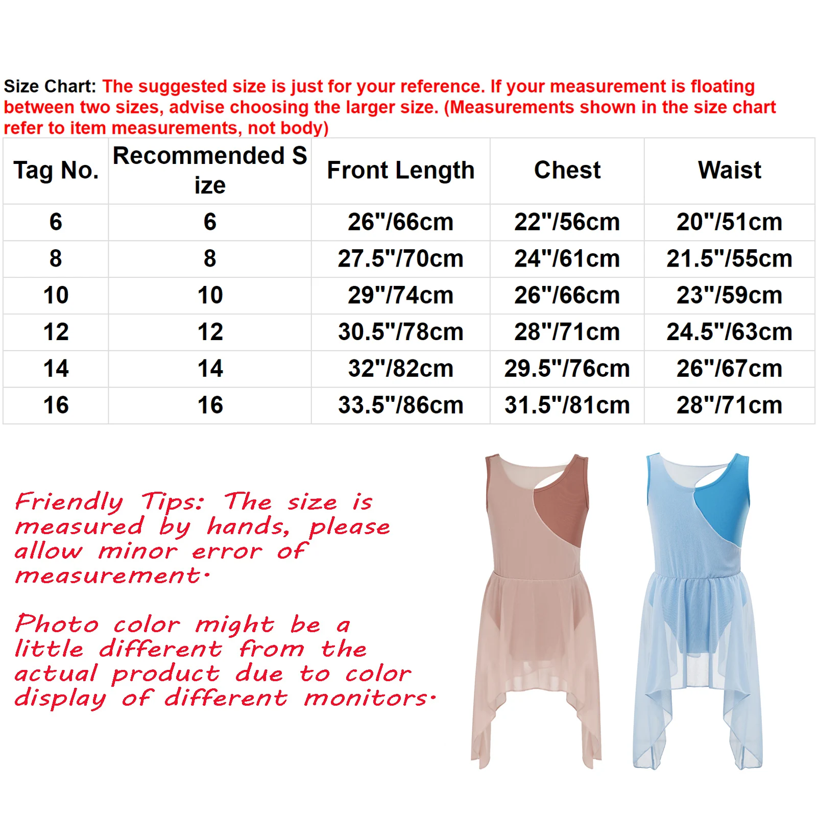 Kinder Mädchen Ballett Tanz Trikot mit Rock Lyrisches zeitgenössisches Kleid Künstlerische Gymnastik Eiskunstlauf Jersey Performance Kostüm – Detail 14