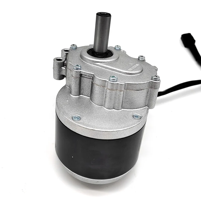 350 W 24 V/48 V 75 U/min/120 U/min Bürstenmotor MY1016Z mit elektromagnetischer Bremse, längerer Welle, Rollstuhl-Gleichstromgetriebe-Bürstenmotor – Detail 2
