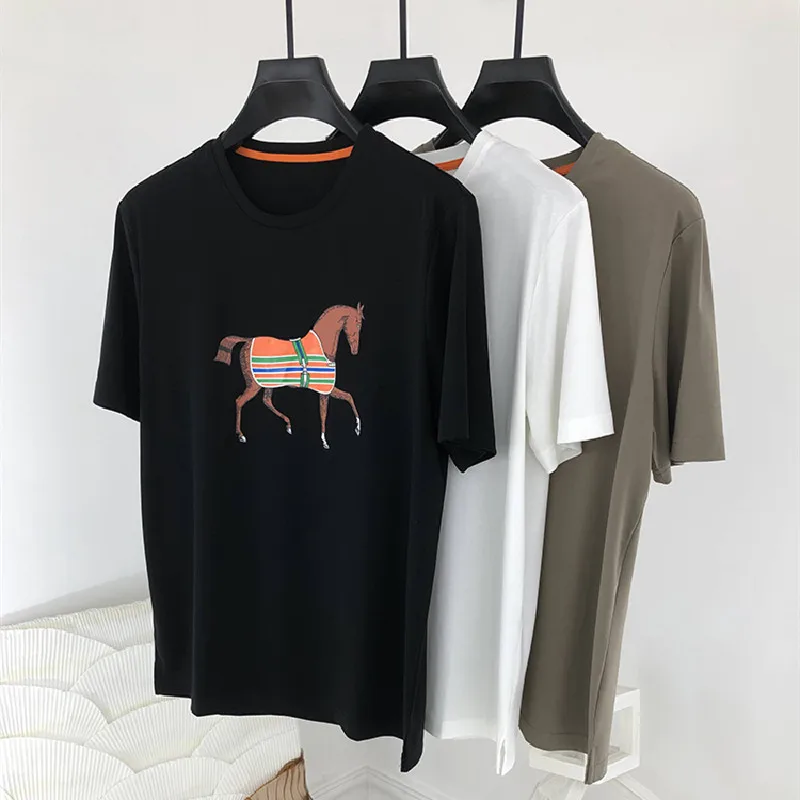 

2022 Summer Men/Women's High Quality Fashion Print O-neck T-shirt Tops C561