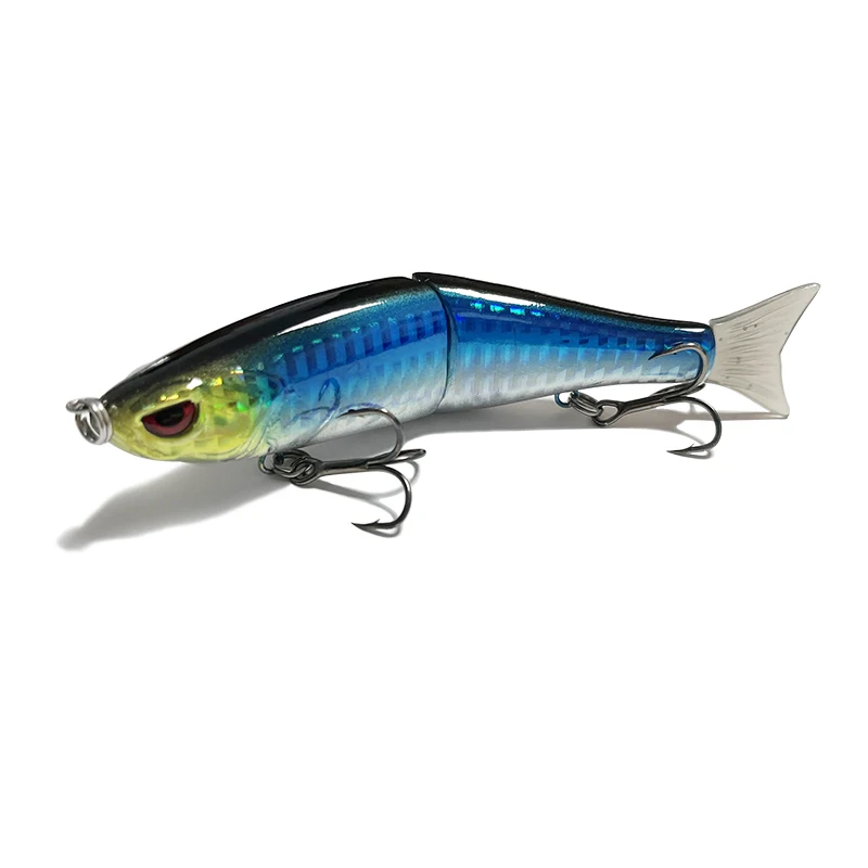 5 Stück Angelköder Madness Swimbait 115mm Großer Köder Meeresangeln Harter Köder Riesiger Gelenkköder Leurre Leurre Balam – Detail 8