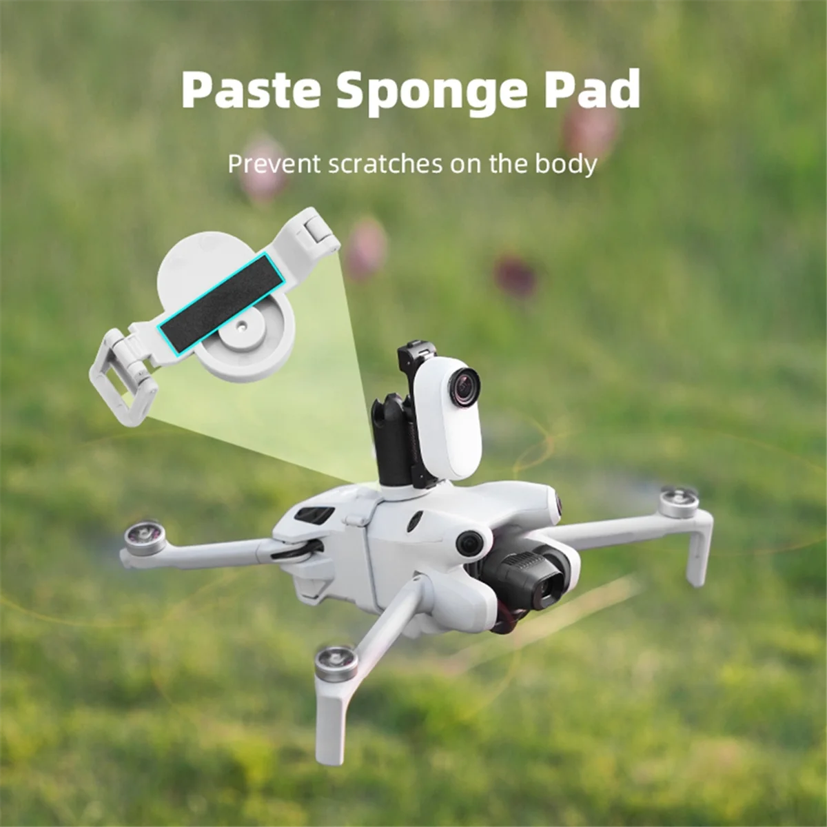 DJI 미니 4 프로용 상단 장착 브래킷, 파노라마 스포츠 카메라 어댑터 베이스, 다기능 액세서리