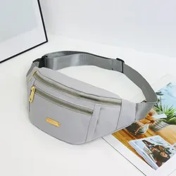 Women's Multi-Layer Sports Waist Bag - Versatile Fanny Pack (Gray)