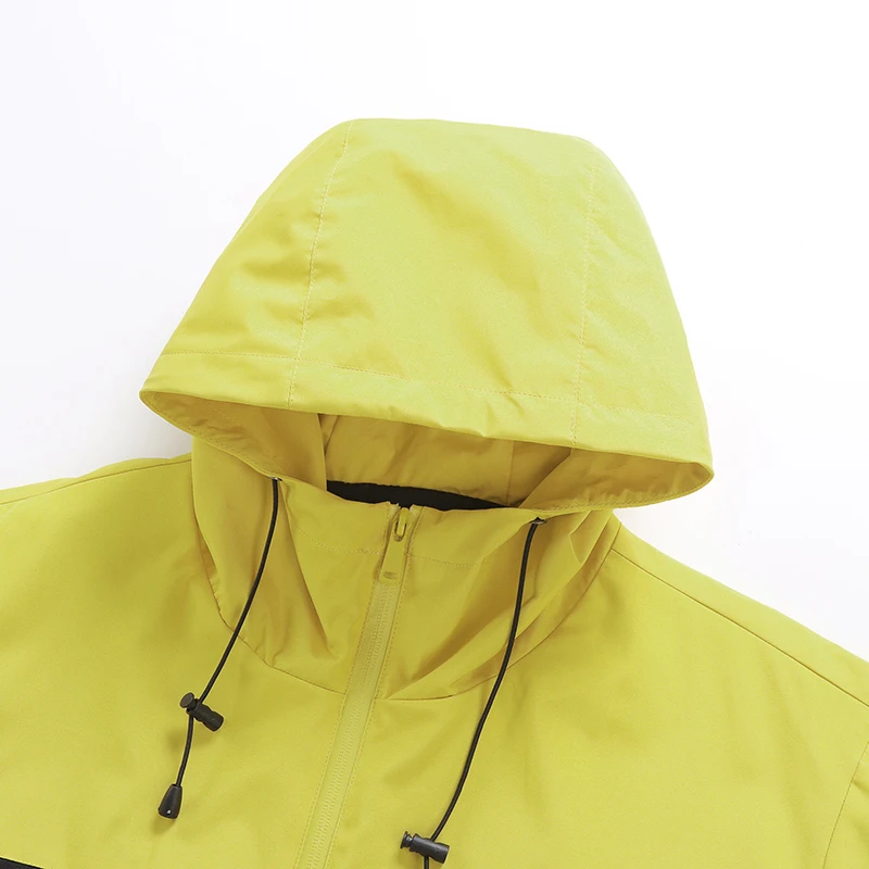 EiAO Waterproof Windbreaker Jacket Men Women Outdoor Hooded Coat Lightweight Hiking Camping Fishing Sports Breathable Raincoat