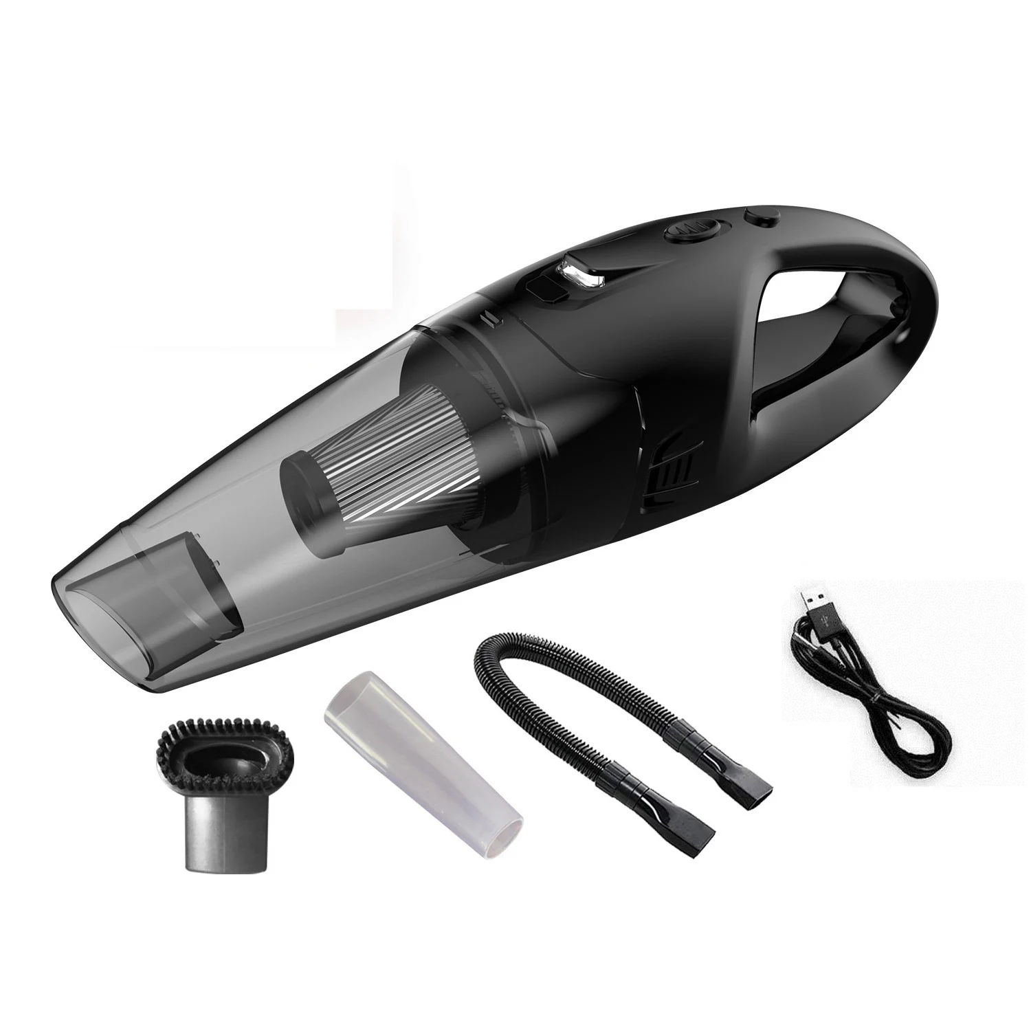 

120W Handheld Car Vacuum Cleaner Cordless Strong Power Suction Portable Wet Dry Vacuum Cleaner for Auto