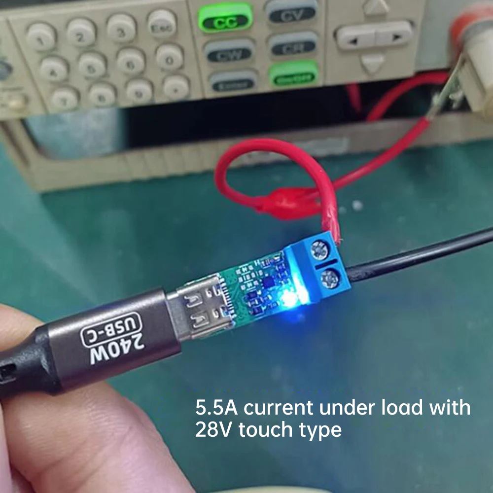 PD3.1 Type-C USB Fast Charge Trigger Board Module PD Decoy Board Fast Charge 28V/36V/48V Power Delivery Boost Module