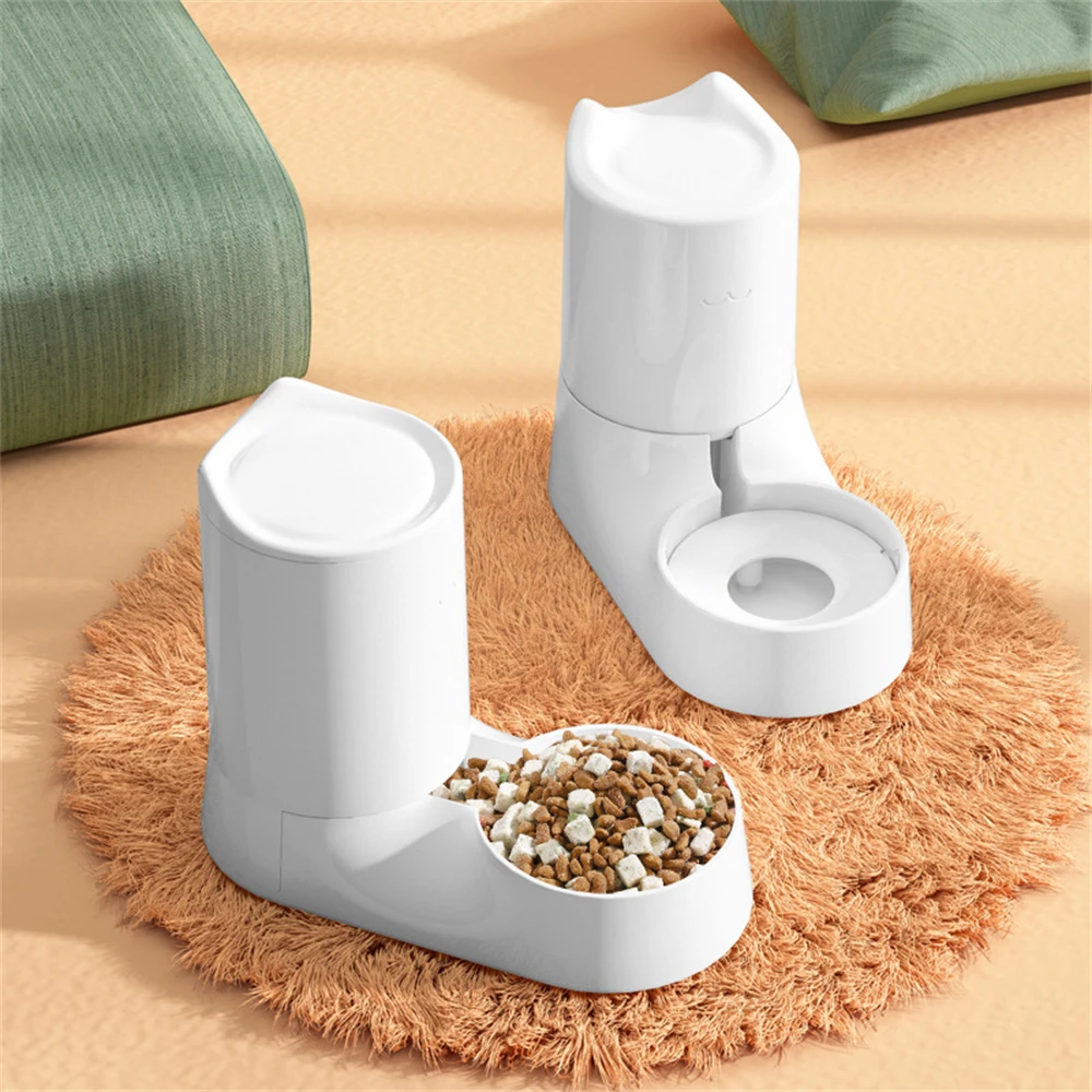 

Пластиковая раковина для корма собак, многофункциональный нетоксичный безопасный умный дозатор для питомцев, большая емкость