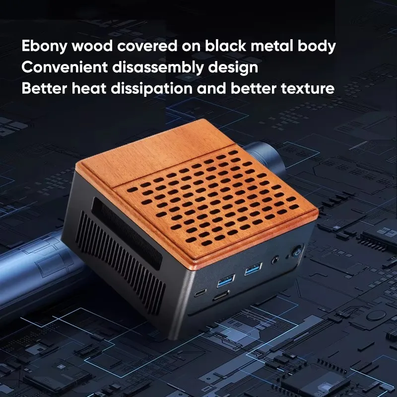 Topton Oculink Mini PC Gamer AMD Ryzen 7 7840HS ES 3*PCIe4.0x4 32G DDR5 6400MHz 2*2.5G LAN USB4 NAS Computer Windows 11 WiFi6 5