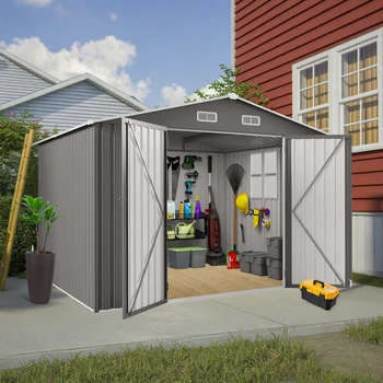 10x8FT Metal Outdoor Storage Shed 1