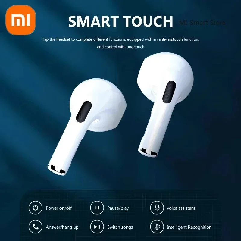 Xiaomi Pro6 True Wireless Headphone Bluetooth 5.2 Earphones TWS Gaming Stereo Noise Reduction Heavy Bass Mini in-ear Earbuds