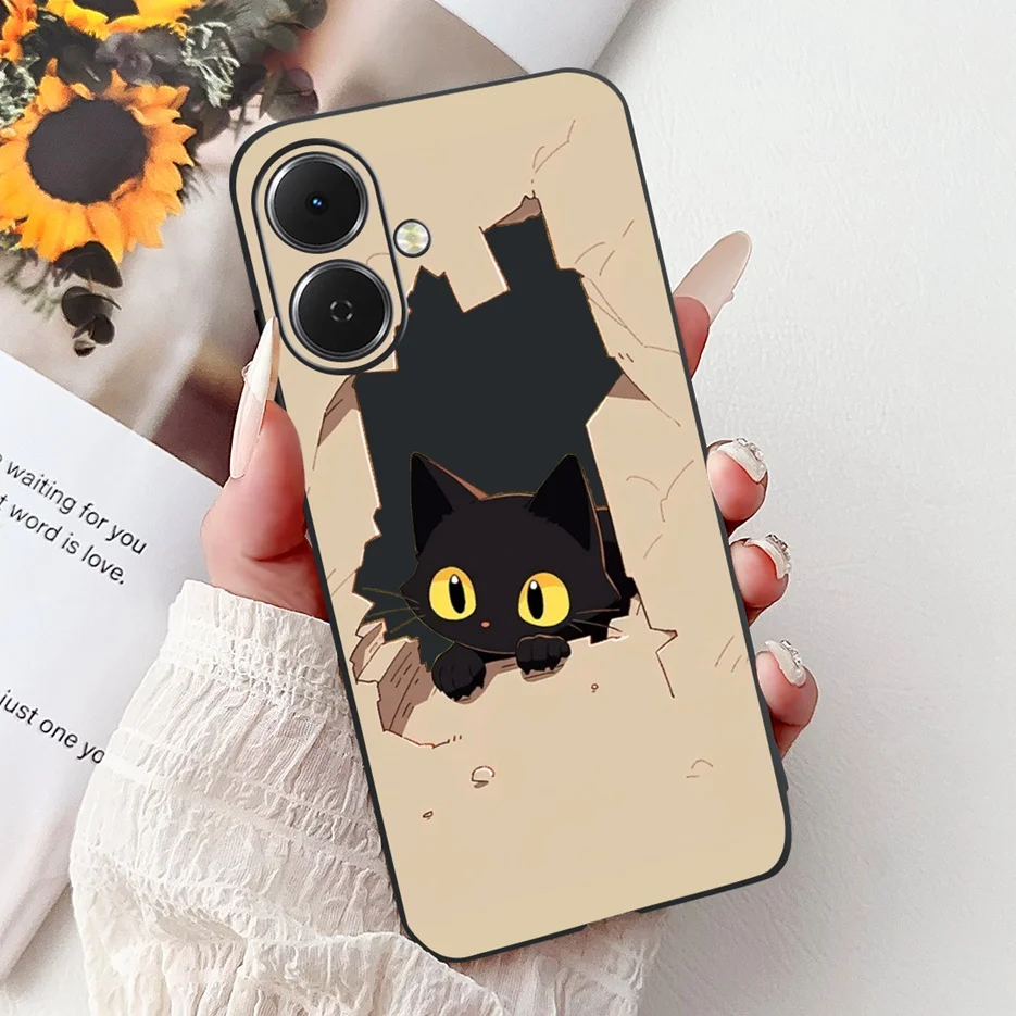 Stylish Painted Soft Silicone Phone Case - Vibrant Design Back Cover