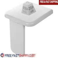 Folding Shower Seat Wall Mounted 485lbs Load-Bearing Flip-up Design Anti-slip ABS Material Seat Bathroom Hallway Sauna Room 1