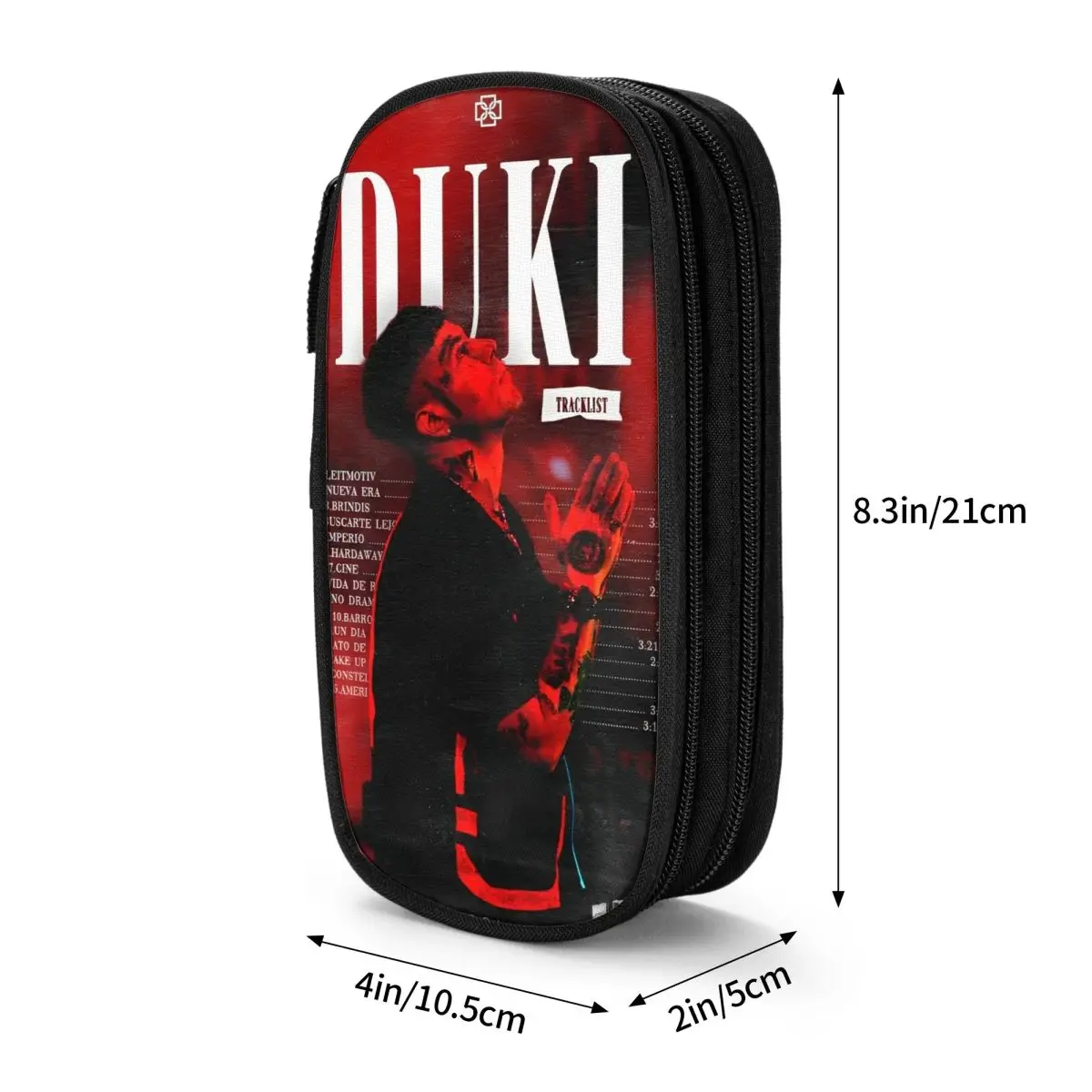 Lovely DUKI Rock Pencil Cases Pencilcases Pen Box for Student Big Capacity Bags Students School Zipper Stationery