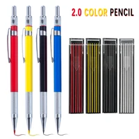 2.0MM Metal Mechanical Pencil Art Drawing DesignHB Automatic Pencil Low Center of Gravity Writing student Office School Supplies 1