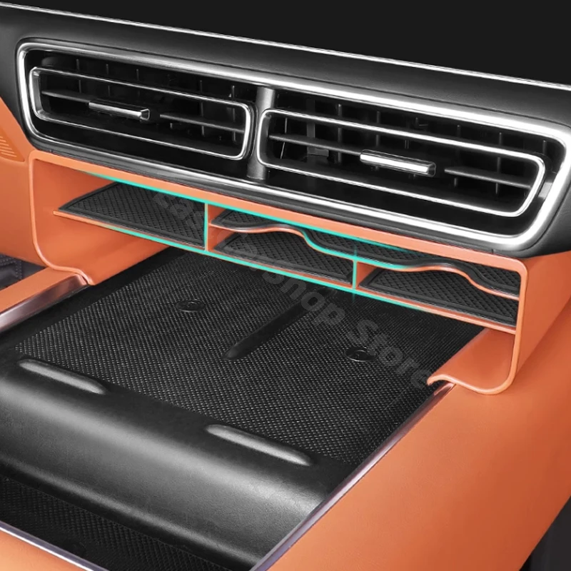 

For LEADING IDEAL LiXiang L7 L8 L9 Car Under Central Control Screen Storage Box Multi-function Interior Decoration Accessories