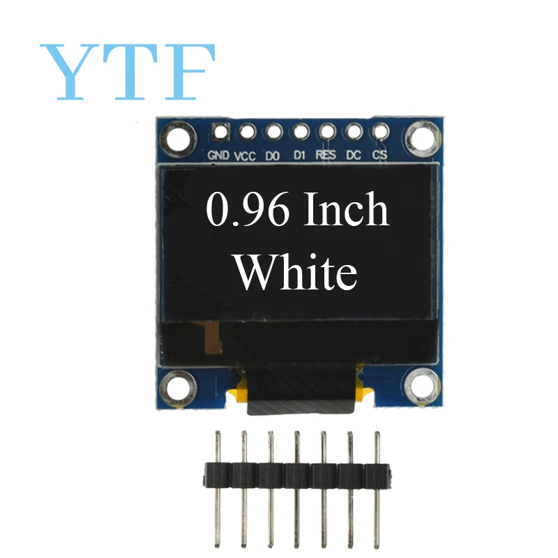 12864 LCD ��ũ�� ���� OLED ���÷��� ���, IIC SPI �ø���, 7 ��, ȭ��Ʈ, ����, ���ο�, SSD1306, 0.96 ��ġ