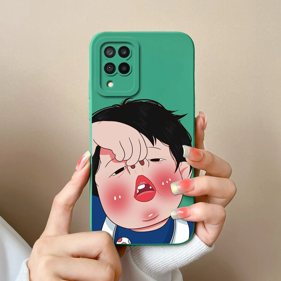 Cute Creative Style Soft Liquid Silicone Shockproof Anti-Slip Phone Case