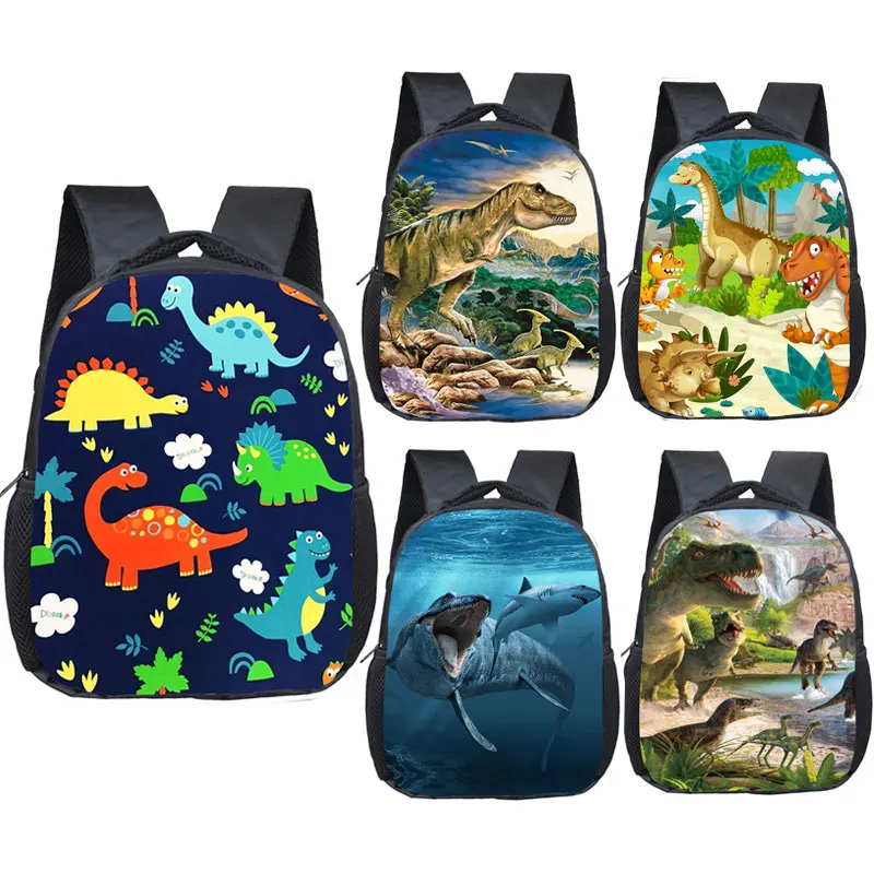 16 Inch Animals Dinosaur Backpacks Dinos Children School Bags Baby Toddler Bag Boys Backpack for Kids Kindergarten Bags Gift
