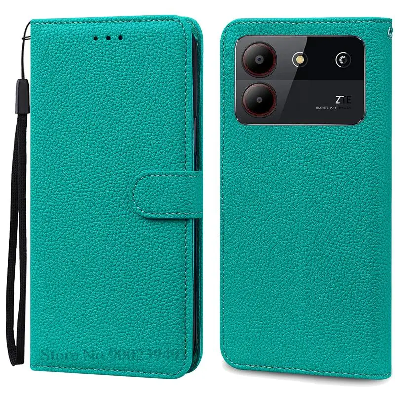 Elegant Leather Wallet Flip Case - Premium Phone Cover with Bumper Protection