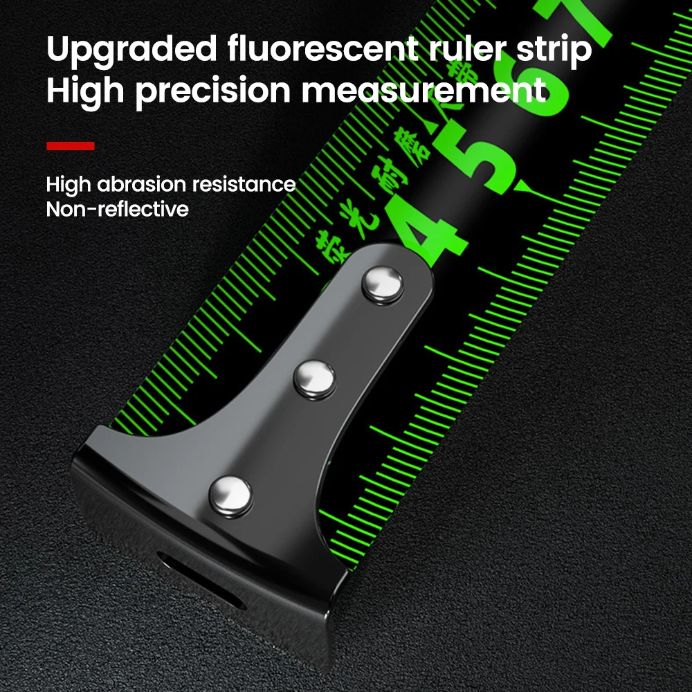 Tape Measure Measuring Tape Self locking Steel Tape measure Fluorescent tape High precision Thickened Wear-resistant Fall resistant