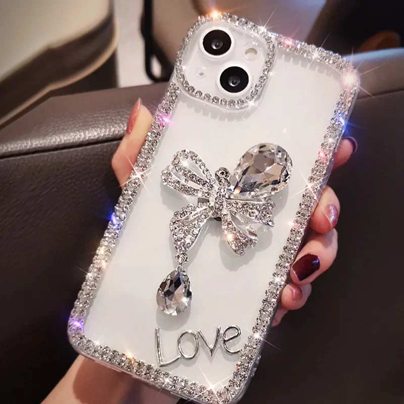 Rhinestone Case for Samsung Galaxy S25 Ultra Edge S24 S23 S22 S21 S20 S10 S9 Plus FE Note 20 10 Case Diamond Phone Cover phone case
