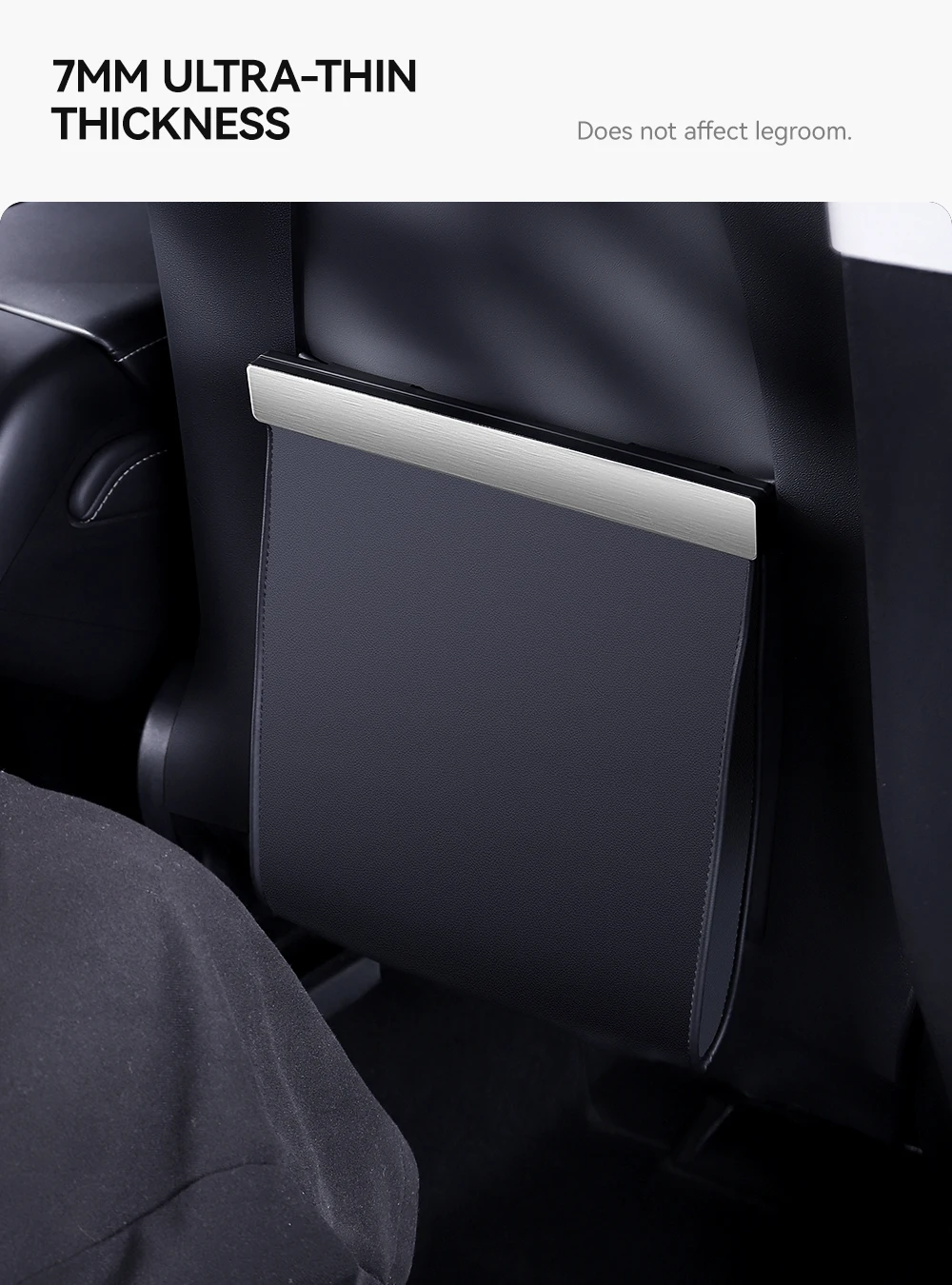 YZ For Tesla Model 3 Y Juniper Car Garbage Bag Waterproof Magnetic Adsorption Trash Can Back Seat Hanging PU Leather Storage Box