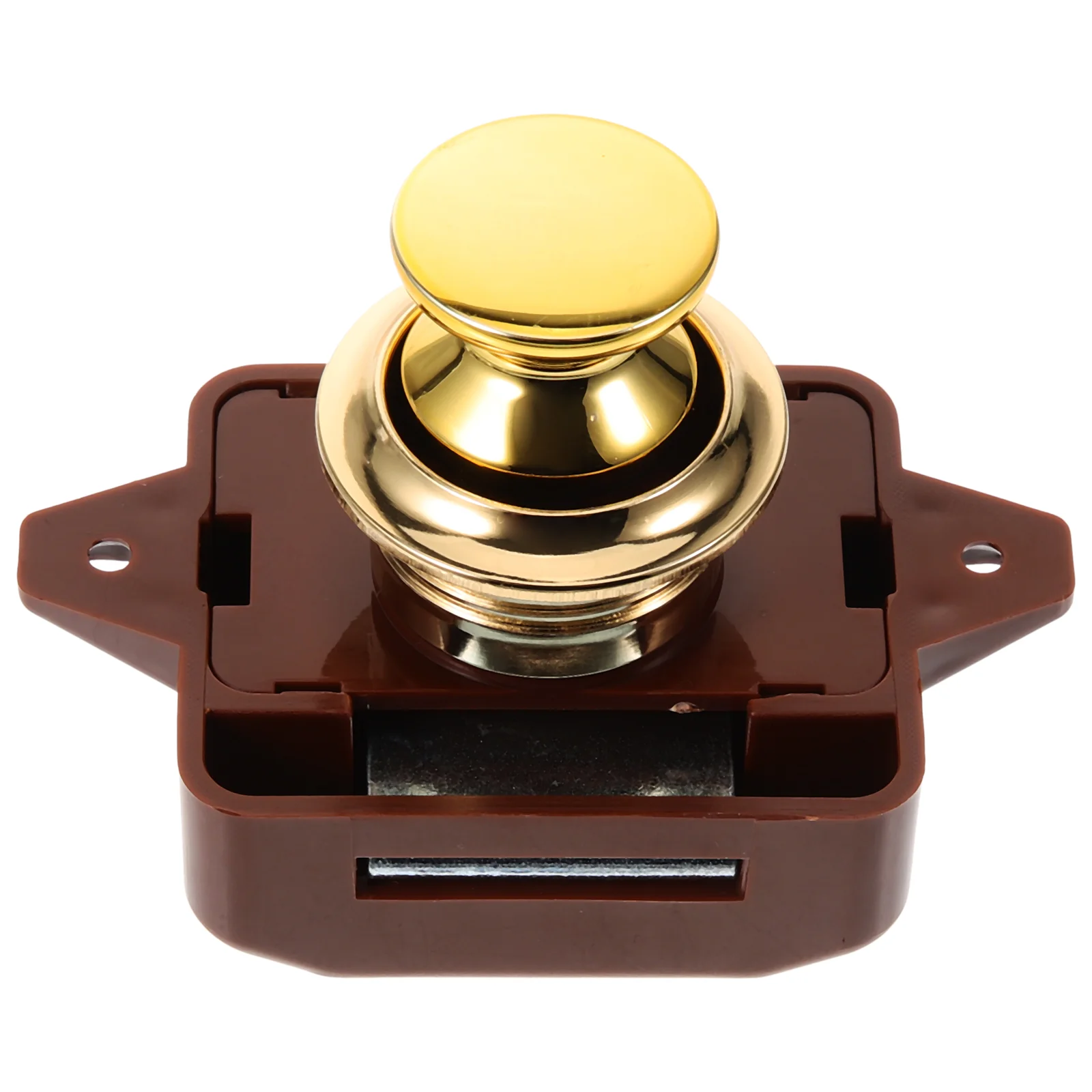 

1 Set of RV Cupboard Door Locks Push Button Latch Cabinet Door Catch for RV Yacht Motorhome