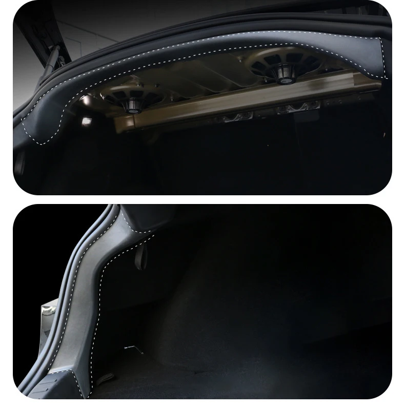 Boot Loading Sills Plate Cover For Tesla Model 3 highland -.10 Trunk Entry Guard+ Sides Insert Trims Protector