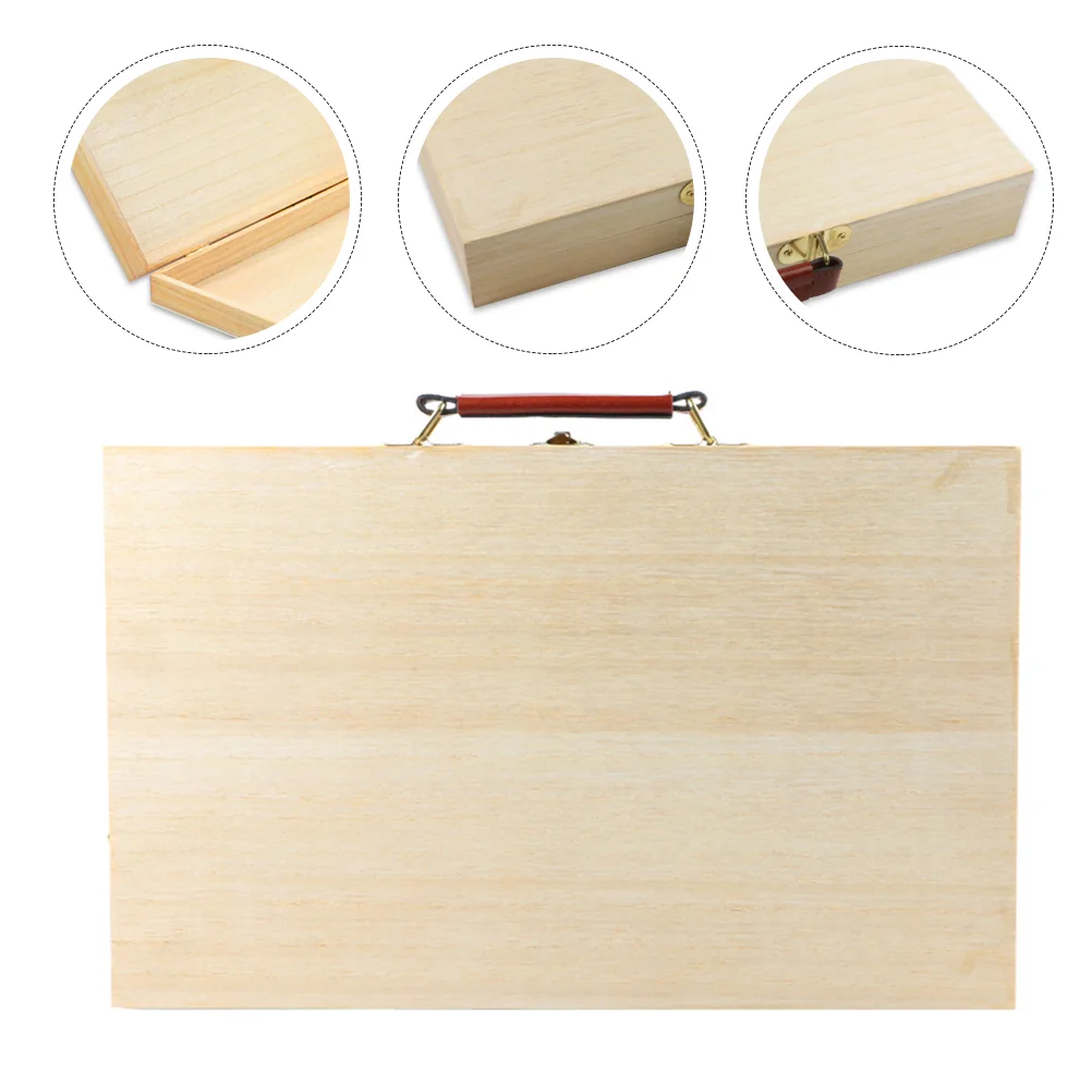 

Jewelry Organizer Tray Painting Box Tool Boxes Portable Drawing Pencils Storage Case