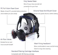 Chemical Gas Mask Full Face Respirator